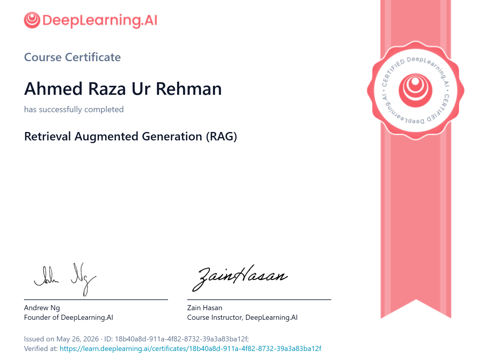Retrieval Augmented Generation (RAG)